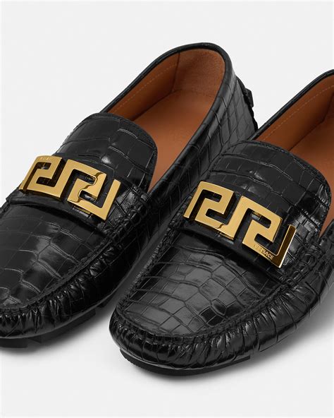 greca di versace|versace greca loafers.